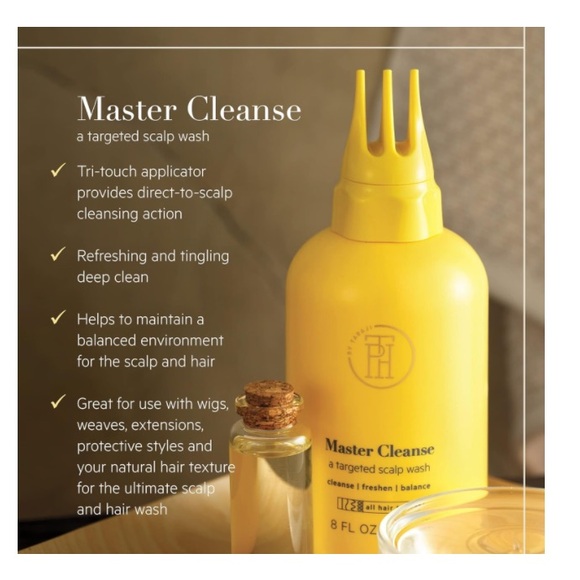 1 LEFT! πTPH BY TARAJI:Master Cleanse- a targeted scalp wash: FULL SIZE - Picture 2 of 9